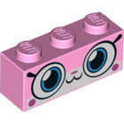 LEGO® los onderdeel Steen met Motief Fel Roze 3622pb088
