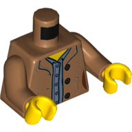 Plaatje in Gallery viewer laden, LEGO® los onderdeel Lijf met Motief Medium Noga 973pb3164c01