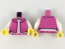 LEGO® los onderdeel Lijf met Motief Donker Roze 973pb3166c01