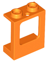 LEGO® los onderdeel Raamkozijn in kleur Oranje 60032