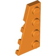 Plaatje in Gallery viewer laden, LEGO® los onderdeel Wig Plaat in kleur Oranje 41770