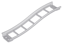 Plaatje in Gallery viewer laden, LEGO® los onderdeel Rails Licht Blauwachtig Grijs 34738