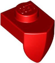 LEGO® los onderdeel Plaat Aangepast in kleur Rood 15070