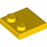 LEGO® los onderdeel Tegel Aangepast in kleur Geel 33909
