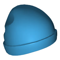 LEGO® los onderdeel Hoofddeksels Donker Azuurblauw 90541