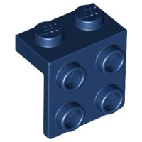 LEGO® los onderdeel Beugel in kleur Donkerblauw 44728