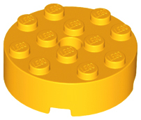 Plaatje in Gallery viewer laden, LEGO® los onderdeel Steen Rond Helder Licht Oranje 87081
