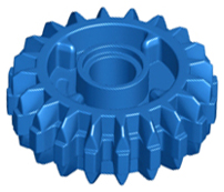 Plaatje in Gallery viewer laden, LEGO® los onderdeel Technische Tandwiel in kleur Blauw 35185