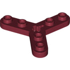 LEGO® los onderdeel Technische Plaat Donkerrood 32125