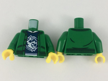 Plaatje in Gallery viewer laden, LEGO® los onderdeel Lijf met Motief Groen 973pb3170c01