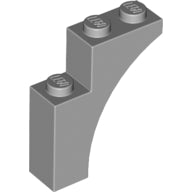 Plaatje in Gallery viewer laden, LEGO® los onderdeel Steen Boog Licht Blauwachtig Grijs 13965
