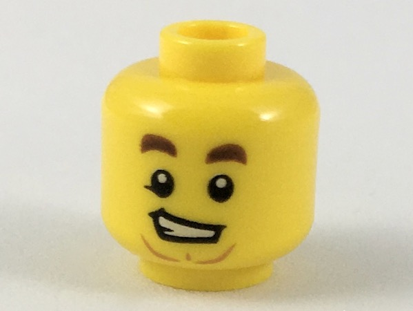 LEGO® los onderdeel Hoofd in kleur Geel 3626cpb2146
