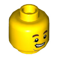 Plaatje in Gallery viewer laden, LEGO® los onderdeel Hoofd in kleur Geel 3626cpb2146