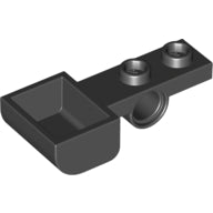 LEGO® los onderdeel Plaat Aangepast in kleur Zwart 88289