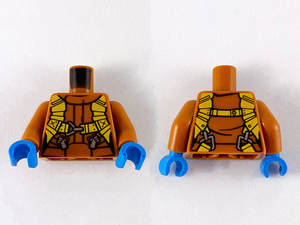 LEGO® onderdeel Lijf met Motief Donker Oranje 973pb2755c02