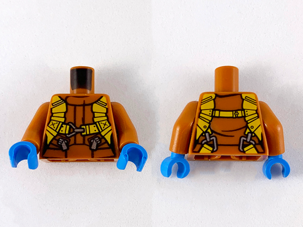 LEGO® onderdeel Lijf met Motief Donker Oranje 973pb2755c02