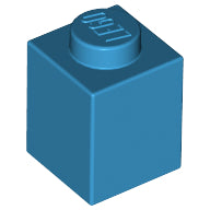 LEGO® los onderdeel Steen in kleur Donker Azuurblauw 3005