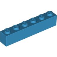 Plaatje in Gallery viewer laden, LEGO® los onderdeel Steen in kleur Donker Azuurblauw 3009