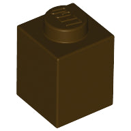LEGO® los onderdeel Steen in kleur Donker Bruin 3005