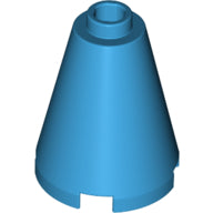 Plaatje in Gallery viewer laden, LEGO® los onderdeel Kegel in kleur Donker Azuurblauw 3942c