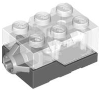 LEGO® Licht & Geluid Donker Blauwachtig Grijs 54930c02