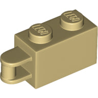 LEGO® los onderdeel Steen Aangepast in kleur Geelbruin 34816