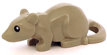 Plaatje in Gallery viewer laden, LEGO® los onderdeel Landdier Donker Geelbruin 36756pb01