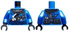 LEGO® los onderdeel Lijf met Motief Blauw 973pb3262c01