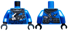 LEGO® los onderdeel Lijf met Motief Blauw 973pb3262c01