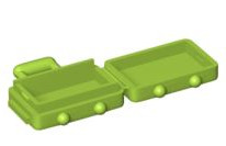 LEGO® los onderdeel Accessoire in kleur Limoen 37178