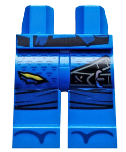 LEGO® los onderdeel Benen met Motief Blauw 970c00pb0857