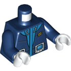 LEGO® los onderdeel Lijf met Motief Donkerblauw 973pb3188c01
