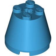Plaatje in Gallery viewer laden, LEGO® los onderdeel Kegel in kleur Donker Azuurblauw 6233