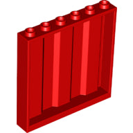 Plaatje in Gallery viewer laden, LEGO® los onderdeel Paneel in kleur Rood 23405