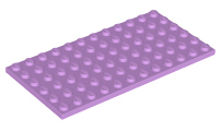Plaatje in Gallery viewer laden, LEGO® los onderdeel Plaat Algemeen Medium Lavendel 3028