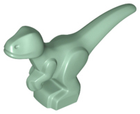LEGO® los onderdeel Dinosaurier in kleur Zandgroen 37829