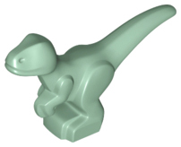 LEGO® los onderdeel Dinosaurier in kleur Zandgroen 37829