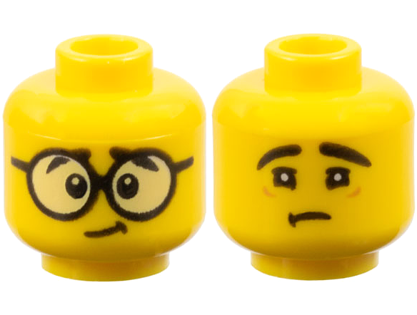 LEGO® los onderdeel Hoofd in kleur Geel 3626cpb2133