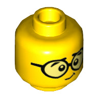LEGO® los onderdeel Hoofd in kleur Geel 3626cpb2133