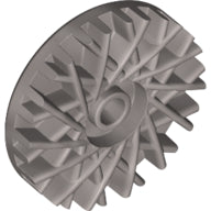 LEGO® los onderdeel Wiel Accessoire in kleur Zilver 37195