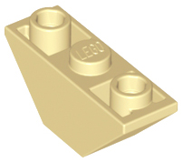 Plaatje in Gallery viewer laden, LEGO® los onderdeel Dakpan Omgekeerd in kleur Geelbruin 2341