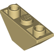Plaatje in Gallery viewer laden, LEGO® los onderdeel Dakpan Omgekeerd in kleur Geelbruin 2341