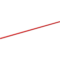 LEGO® los onderdeel Slang Stijf in kleur Rood 75c26