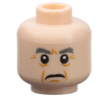 Plaatje in Gallery viewer laden, LEGO® los onderdeel Hoofd in kleur Lichte Noga 3626cpb2156