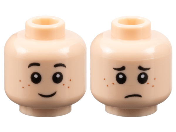 LEGO® los onderdeel Hoofd in kleur Lichte Noga 3626cpb0595