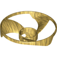 Plaatje in Gallery viewer laden, LEGO® los onderdeel Propellor in kleur Parel Goud 18592