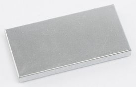 LEGO® los onderdeel Tegel Algemeen Metallisch Zilver 87079