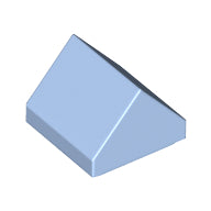 Plaatje in Gallery viewer laden, LEGO® los onderdeel Dakpan Algemeen Helder Lichtblauw 35464