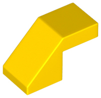 Plaatje in Gallery viewer laden, LEGO® los onderdeel Dakpan Algemeen in kleur Geel 28192