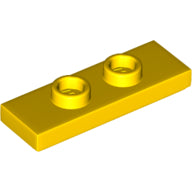 LEGO® los onderdeel Plaat Aangepast in kleur Geel 34103